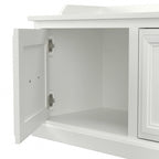 Ensemble meuble d'entrée/vestiaire et banc à chaussures avec portes – Patères, niches de rangement, pour vestiaire/buanderie