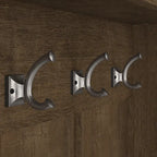 Ensemble meuble d'entrée/vestiaire et banc à chaussures avec portes – Patères, niches de rangement, pour vestiaire/buanderie