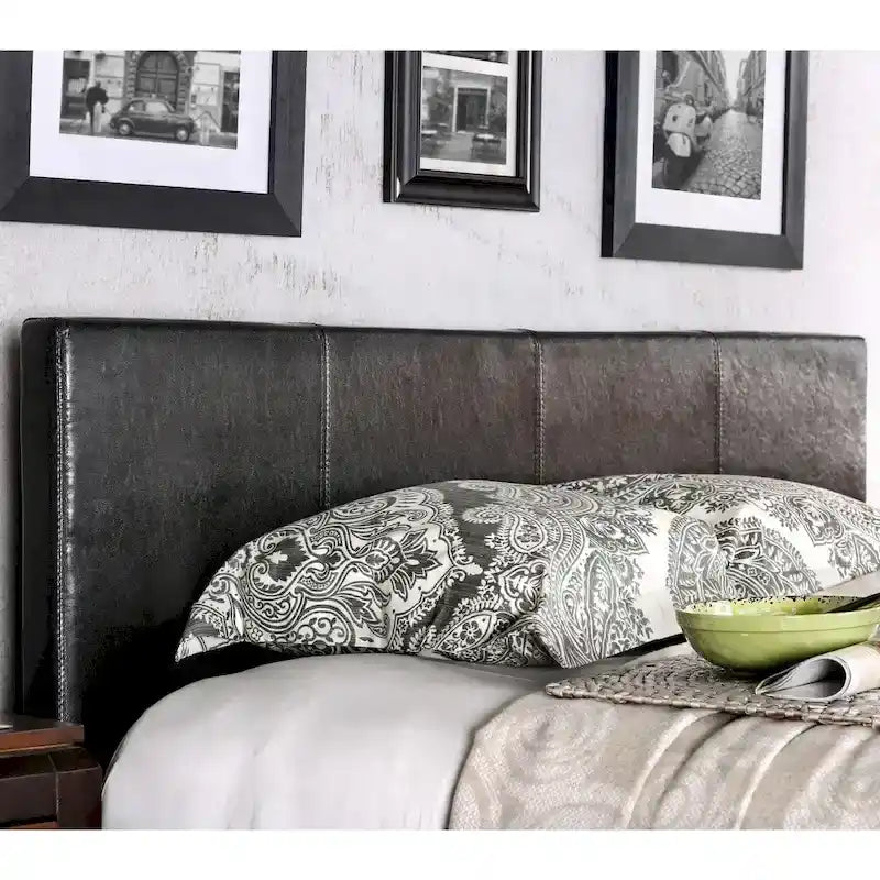 Lit plateforme rembourré California King – Similicuir ou tissu