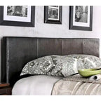 Lit plateforme rembourré California King – Similicuir ou tissu