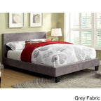 Lit plateforme rembourré California King – Similicuir ou tissu