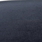 Méridienne en velours touffeté – Accoudoir droit, cloutée, pieds en bois massif, 113 kg