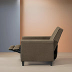 Fauteuil Inclinable Pushback de Cinéma Maison - Fauteuil Inclinable Compact avec Accoudoir et Repose-pieds Réglable, Idéal pour les Petits Espaces