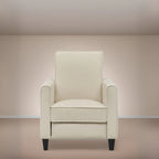 Fauteuil Inclinable Pushback de Cinéma Maison - Fauteuil Inclinable Compact avec Accoudoir et Repose-pieds Réglable, Idéal pour les Petits Espaces