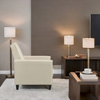 Fauteuil Inclinable Pushback de Cinéma Maison - Fauteuil Inclinable Compact avec Accoudoir et Repose-pieds Réglable, Idéal pour les Petits Espaces