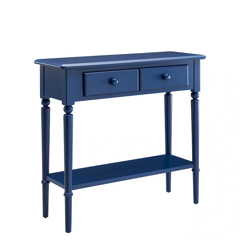 Console étroite de couloir/table de canapé à un tiroir Coastal
