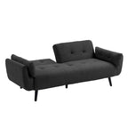 Canapé-lit futon convertible moderne avec dossier réglable