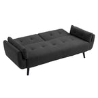 Canapé-lit futon convertible moderne avec dossier réglable