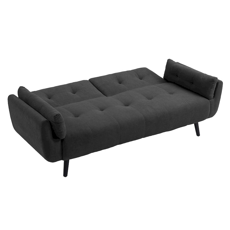 Canapé-lit futon convertible moderne avec dossier réglable