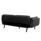 Canapé-lit futon convertible moderne avec dossier réglable