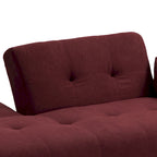 Canapé-lit futon convertible moderne avec dossier réglable