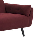 Canapé-lit futon convertible moderne avec dossier réglable