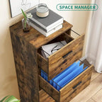 Classeur vertical verrouillable à 4 tiroirs de 51" – Rangement de bureau blanc