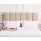Tête de lit Queen pliable et rembourrée pour lit Queen
