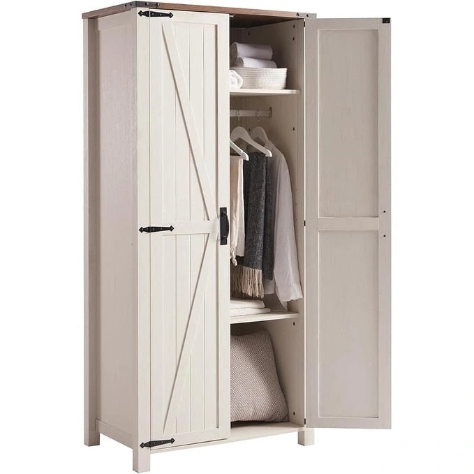 Meuble de Rangement Ferme, Armoire, Garde-Manger Rustique, Rangement Polyvalent