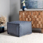 Pouf imprimé d'intérieur/extérieur – Léger et polyvalent
