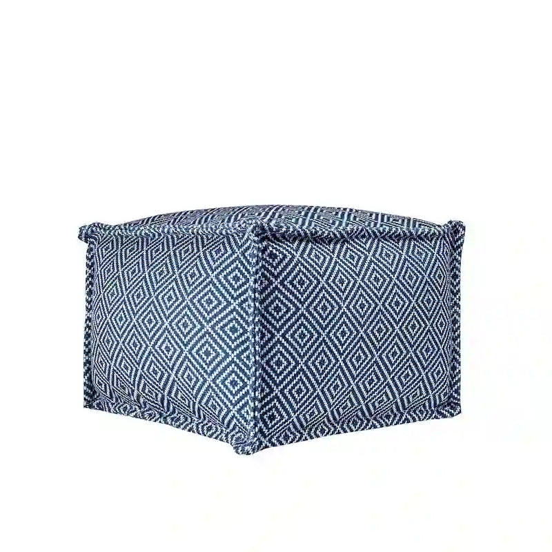 Pouf imprimé d'intérieur/extérieur – Léger et polyvalent