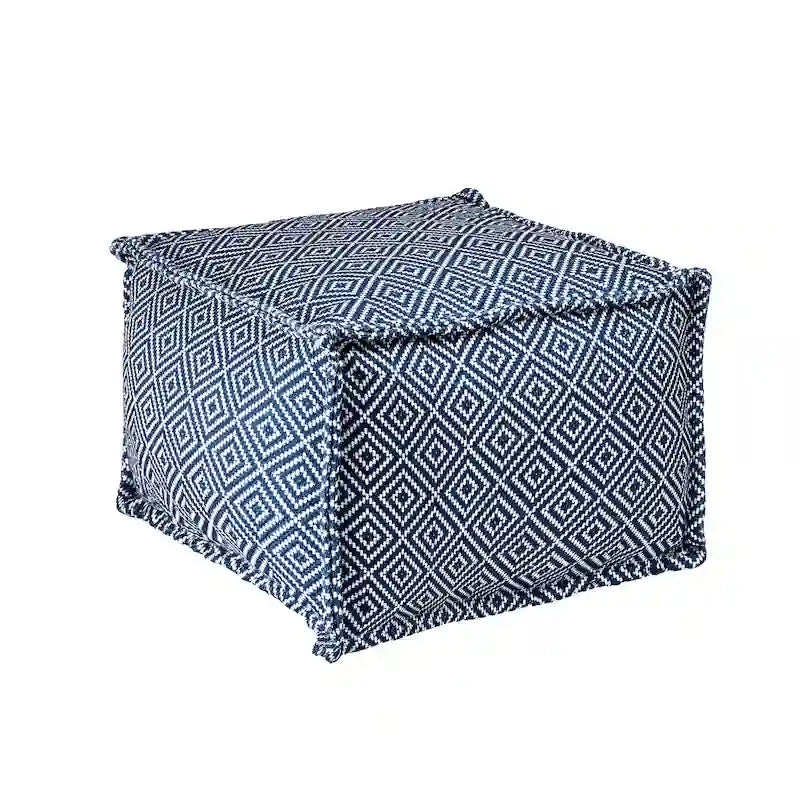 Pouf imprimé d'intérieur/extérieur – Léger et polyvalent