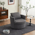 Fauteuil pivotant en velours côtelé moderne, lot de 1