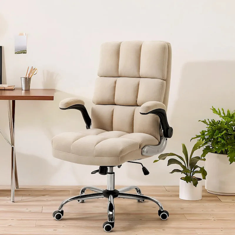 Fauteuil de bureau de direction en velours