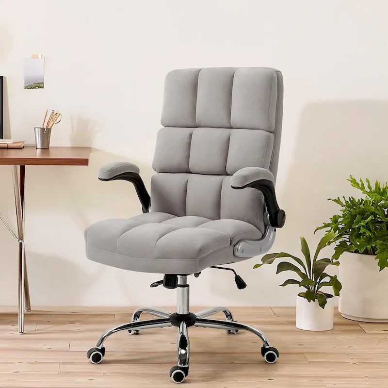Fauteuil de bureau de direction en velours