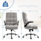 Fauteuil de bureau de direction en velours