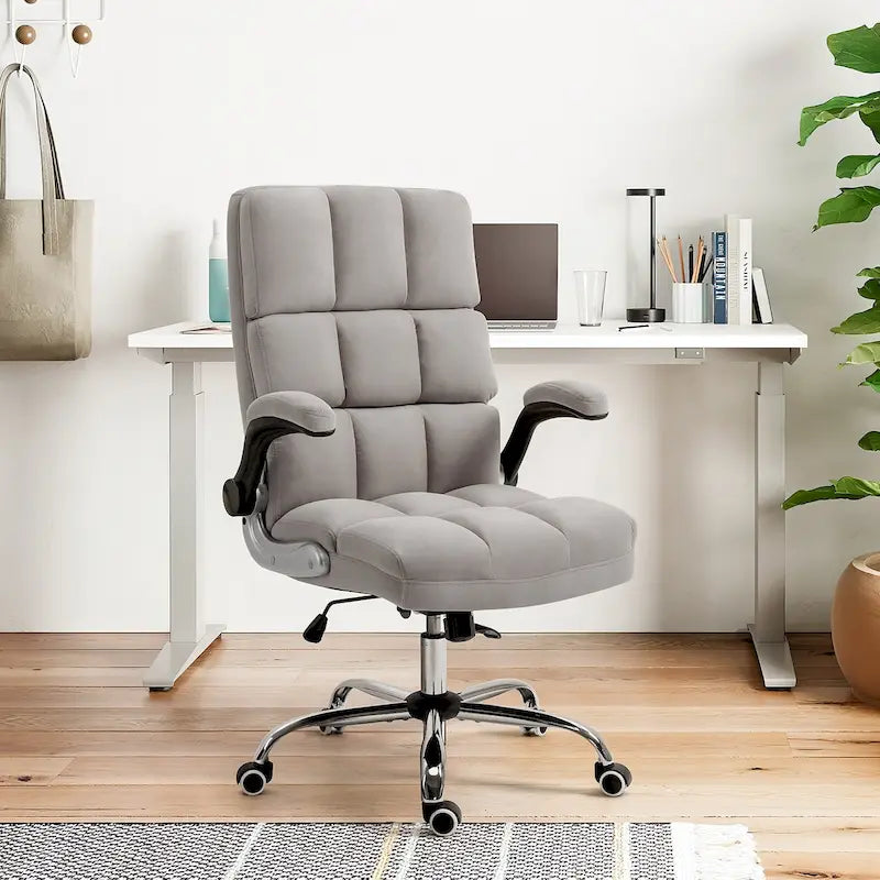 Fauteuil de bureau de direction en velours
