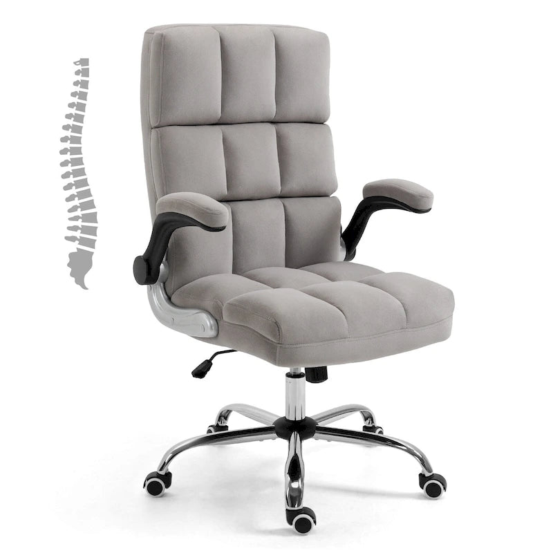 Fauteuil de bureau de direction en velours