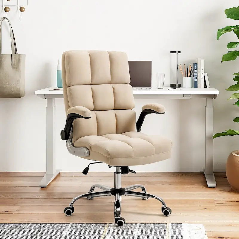 Fauteuil de bureau de direction en velours