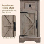 Meuble de rangement pour salle de bain de style fermette, Meuble de rangement, Tour de rangement haute