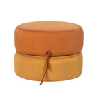 Pouf rond rembourré Repose-pieds Ottomane