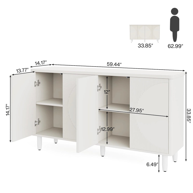 Bahut de rangement moderne pour salle à manger